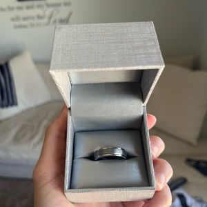 Men’s Tungsten ring.  Size 10.  New, never used.